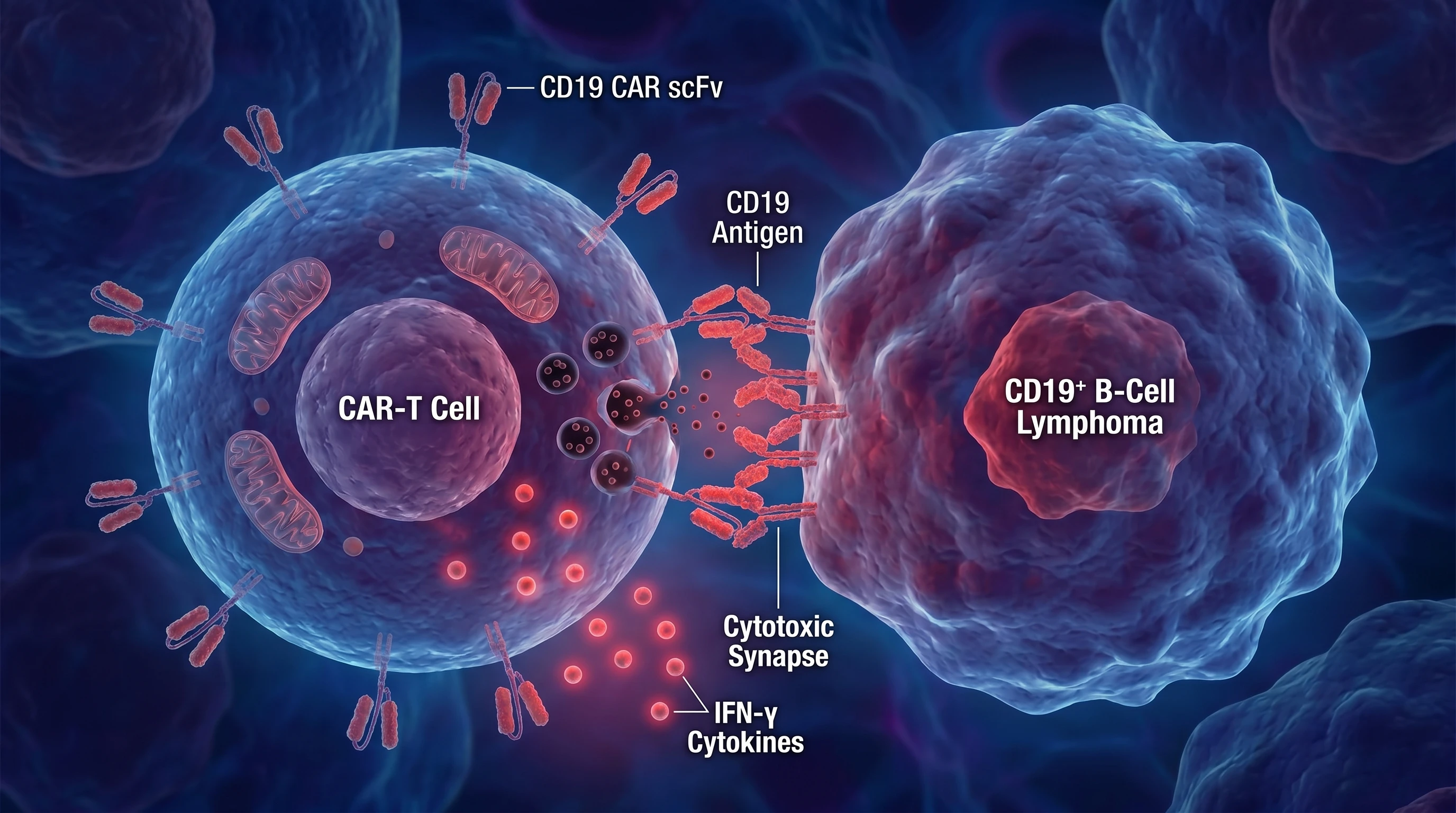 CAR-T Mechanism Illustration for EHA 2026 Posters