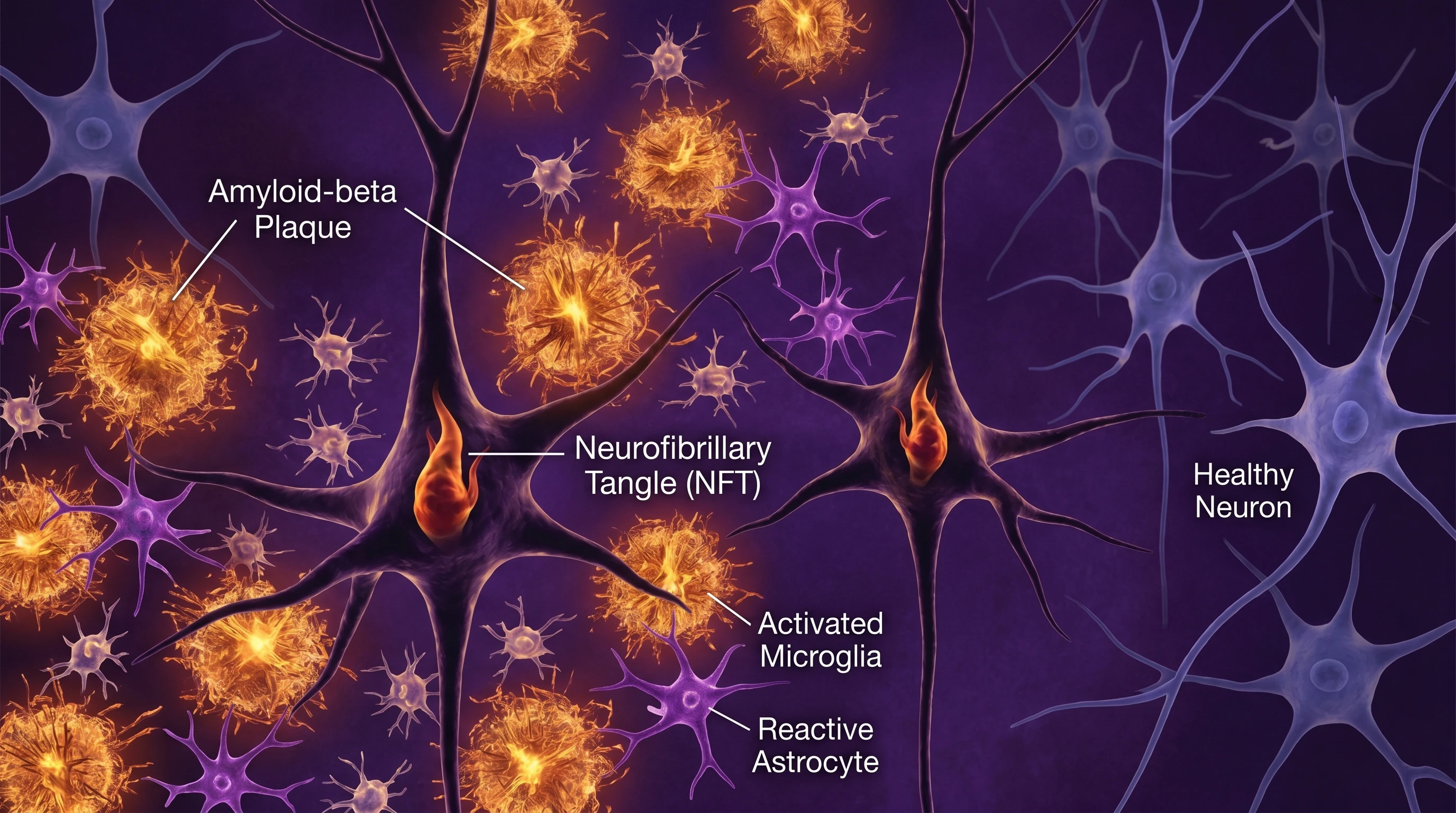 Alzheimer Hippocampus Plaque and NFT Pathology