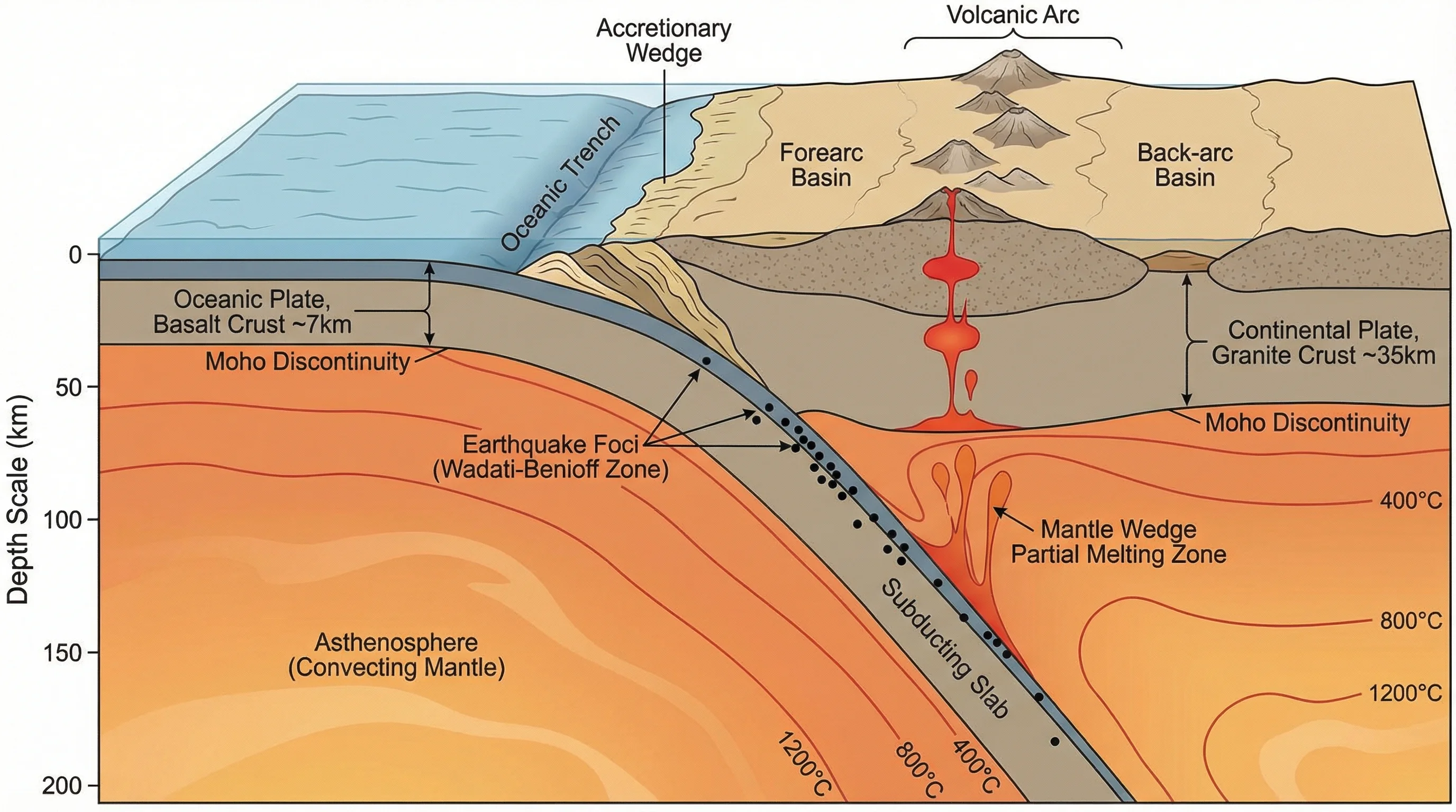 Plate Tectonics Subduction Zone
