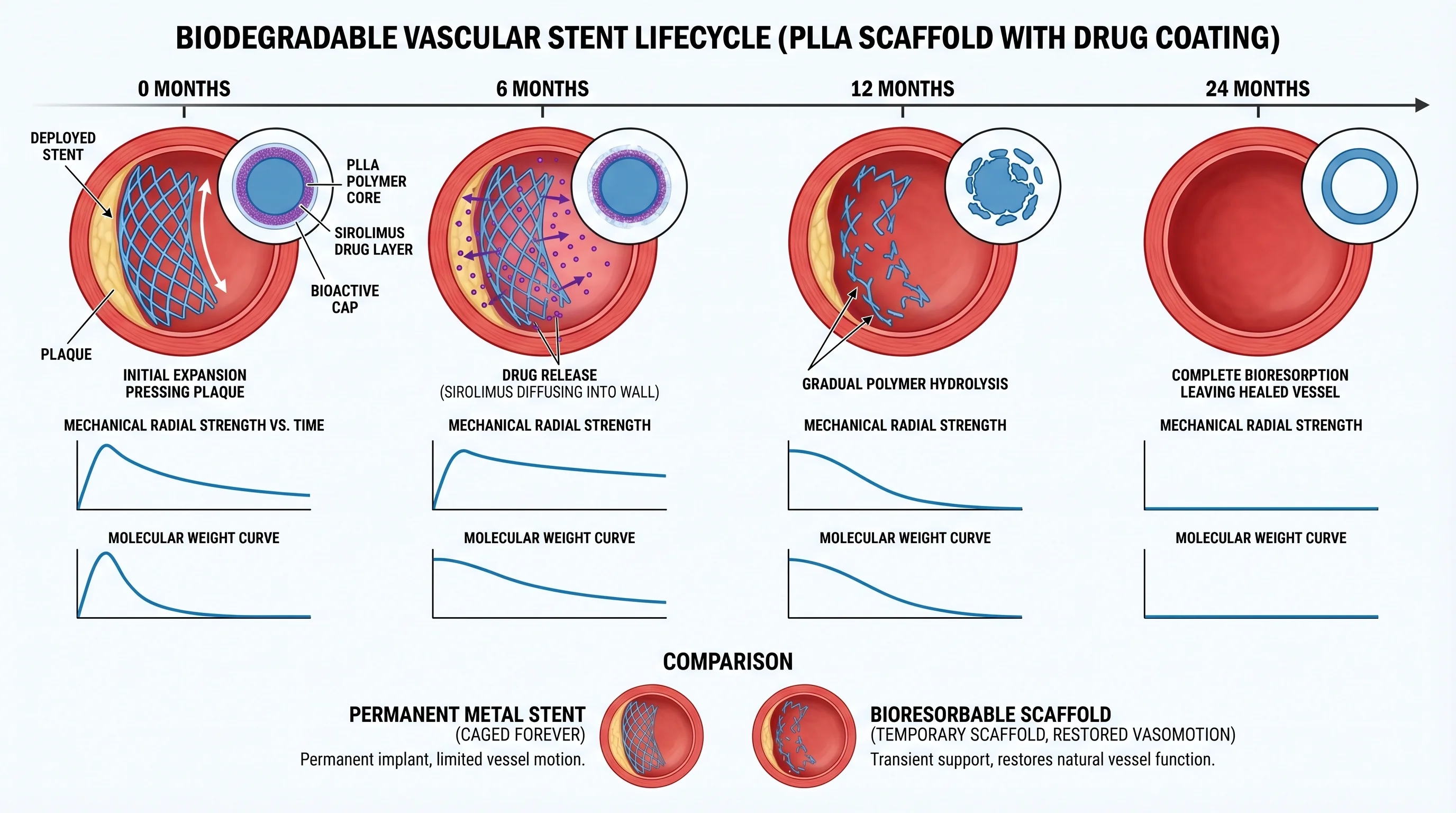 Biodegradable Vascular Stent Lifecycle