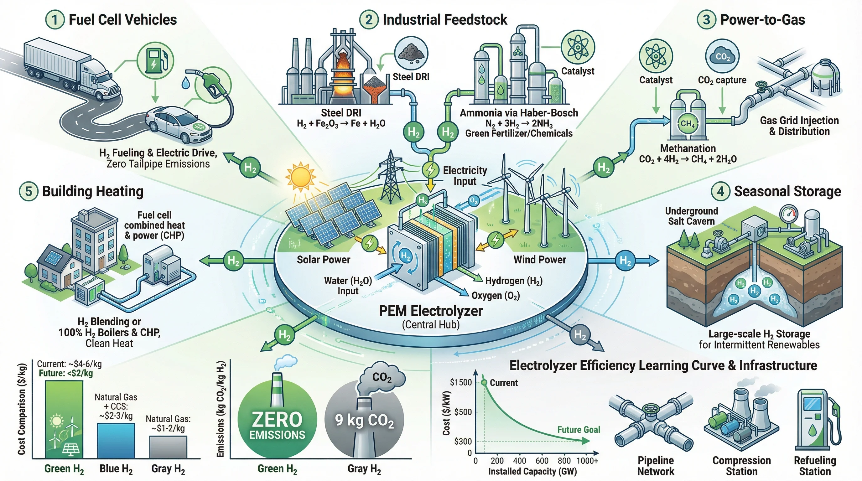 Green Hydrogen Economy Pathways