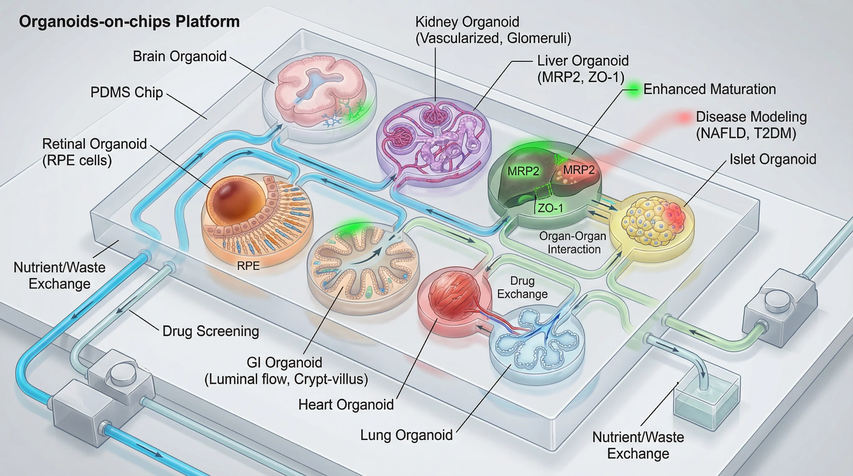 Multi Organ On Chip Microfluidic Platform
