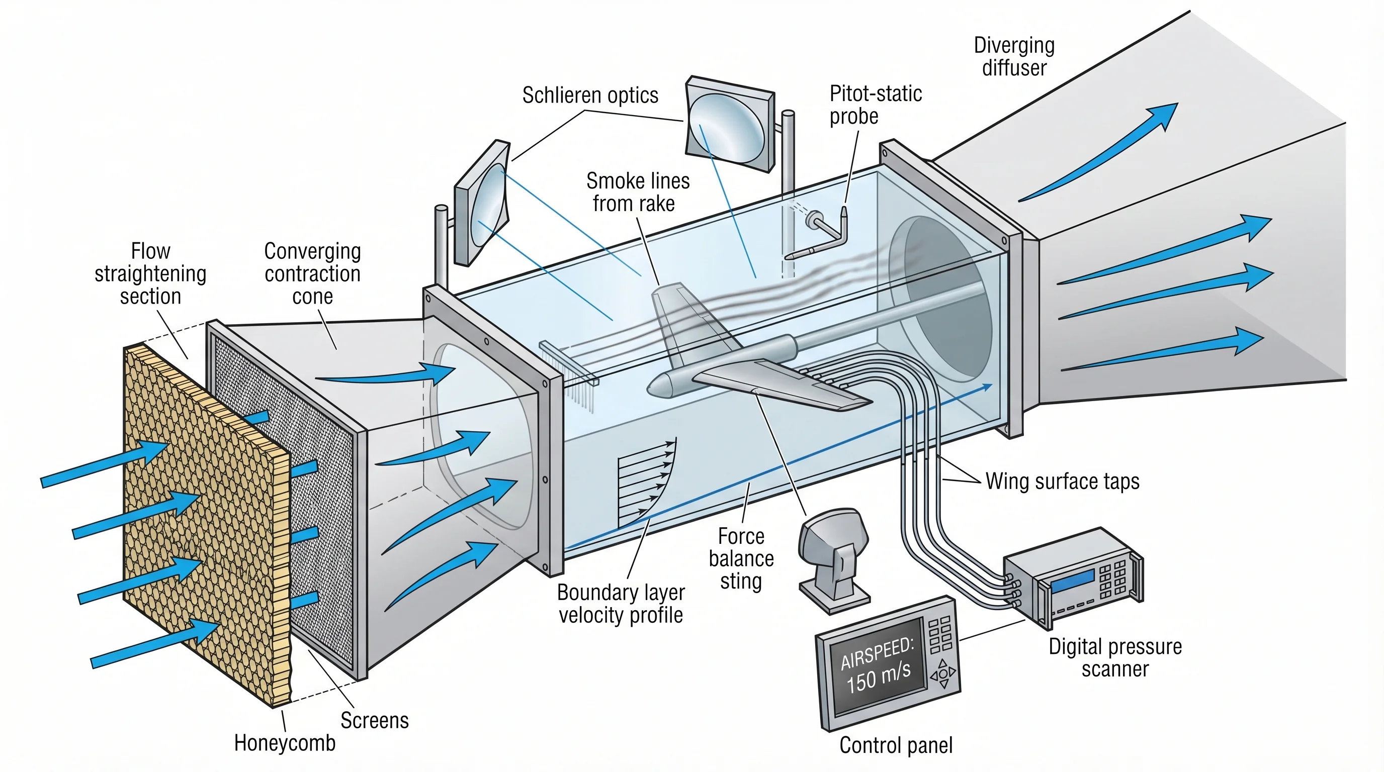 Wind Tunnel Test Section