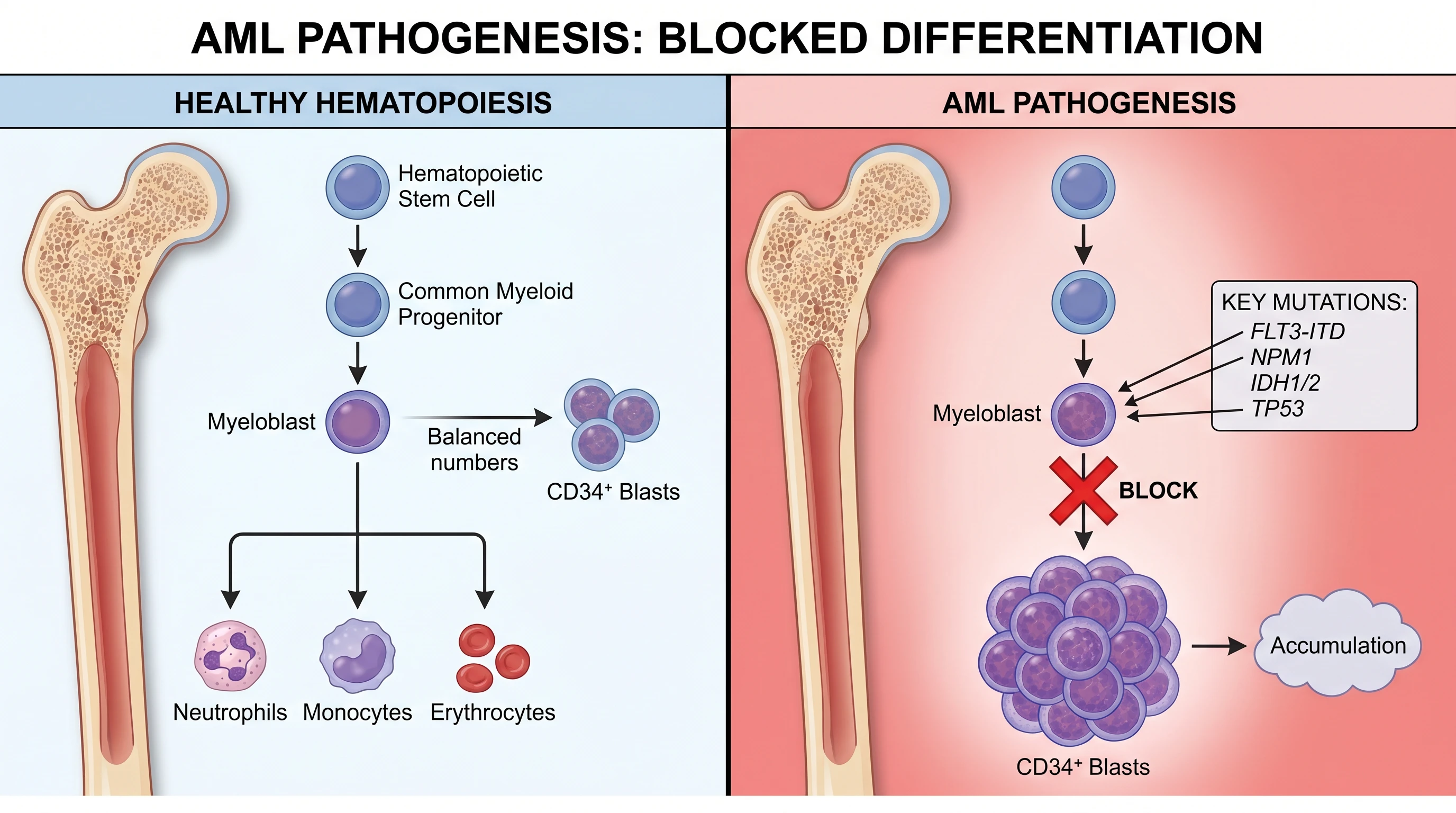 AML Myeloid Differentiation Block
