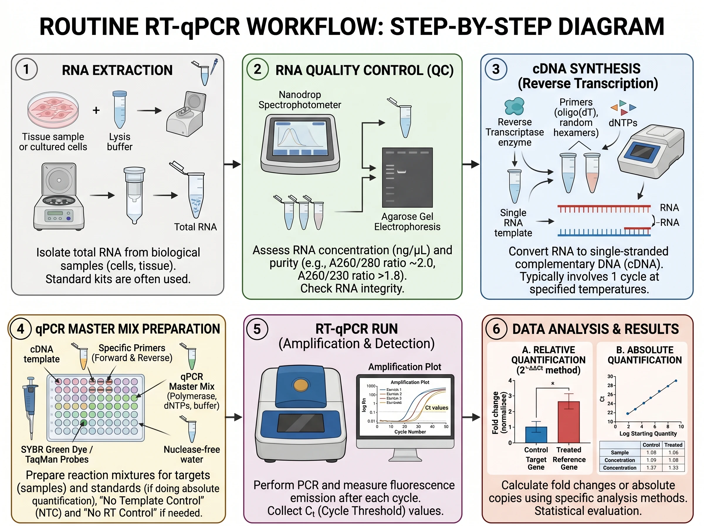 Nano Banana 2 RT QPCR Workflow Figure