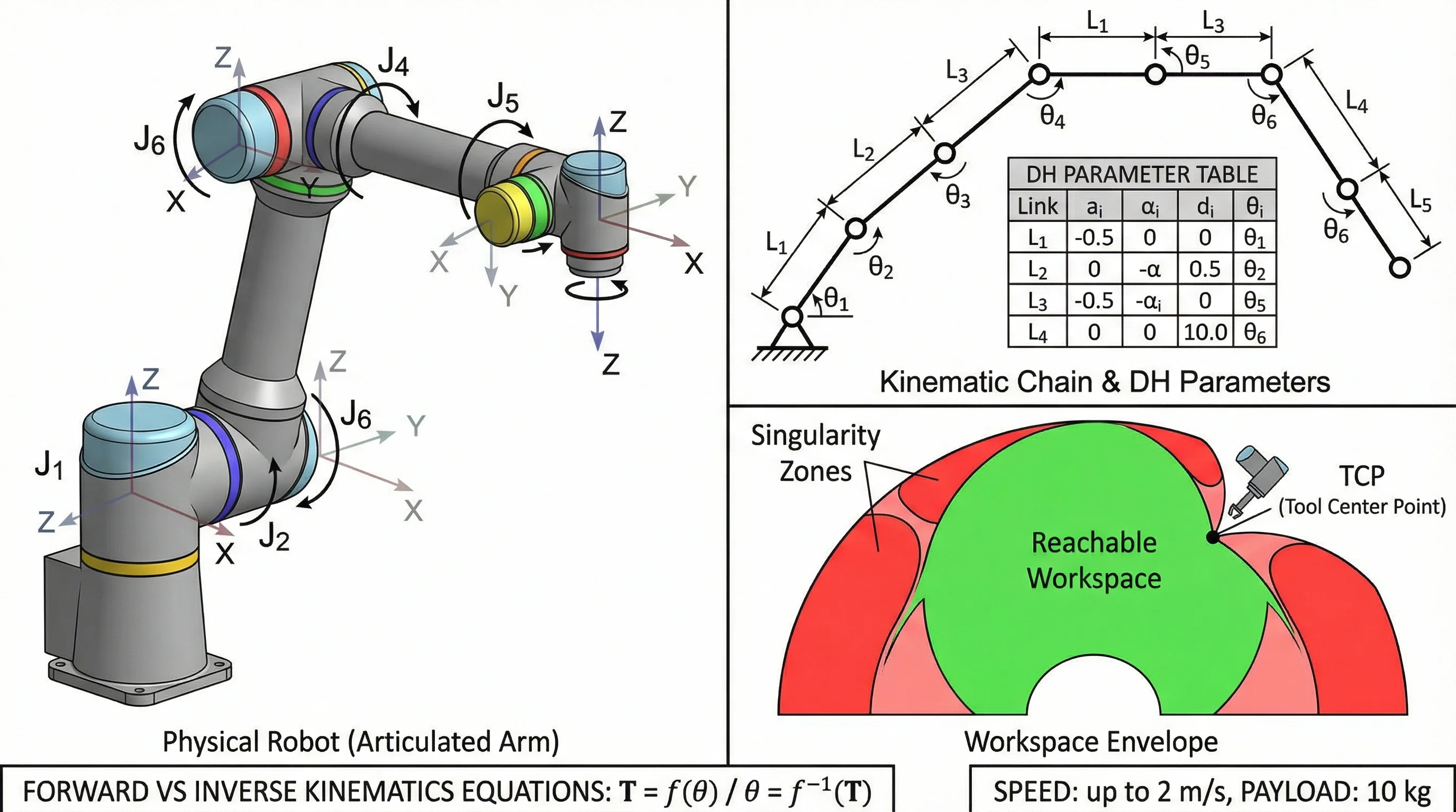 Robotic Arm 6 DOF Kinematics