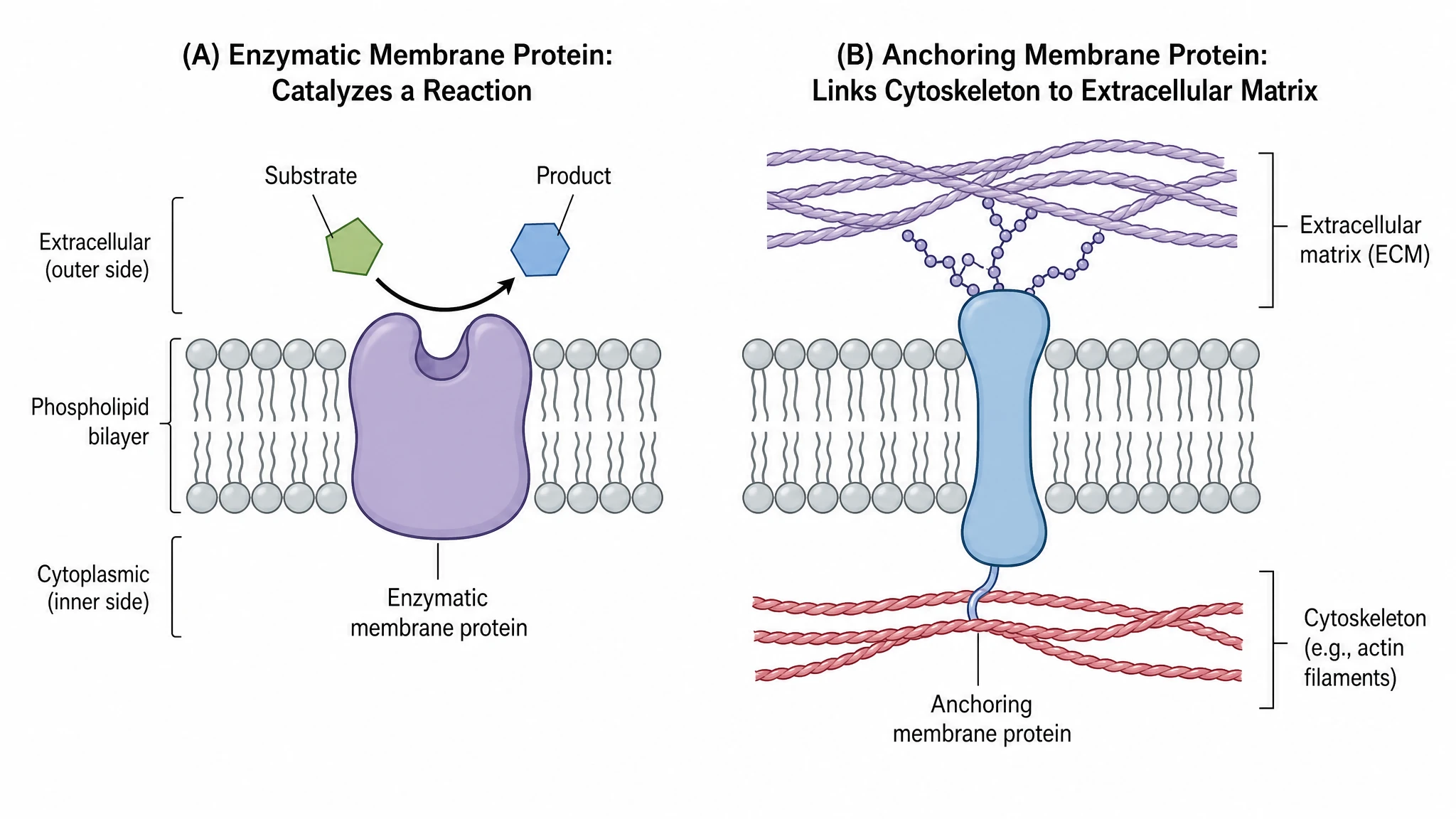 Catalysis, Anchoring, and Cell Junctions