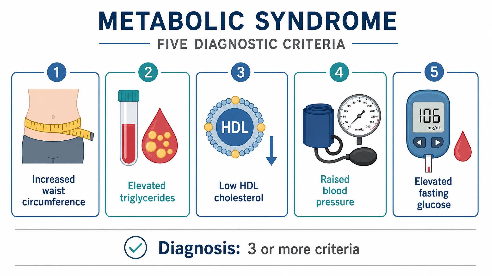 The Five Clinical Criteria, With Real Cut-Offs