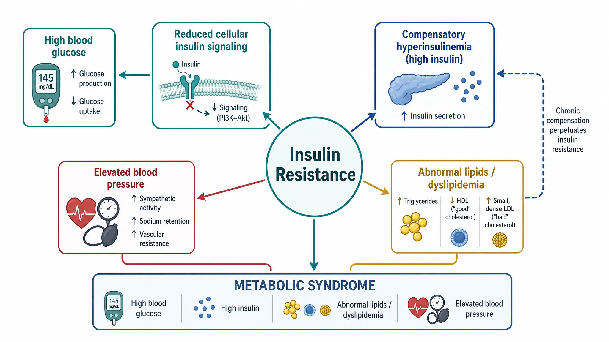 Visceral Adiposity and Insulin Resistance at the Core