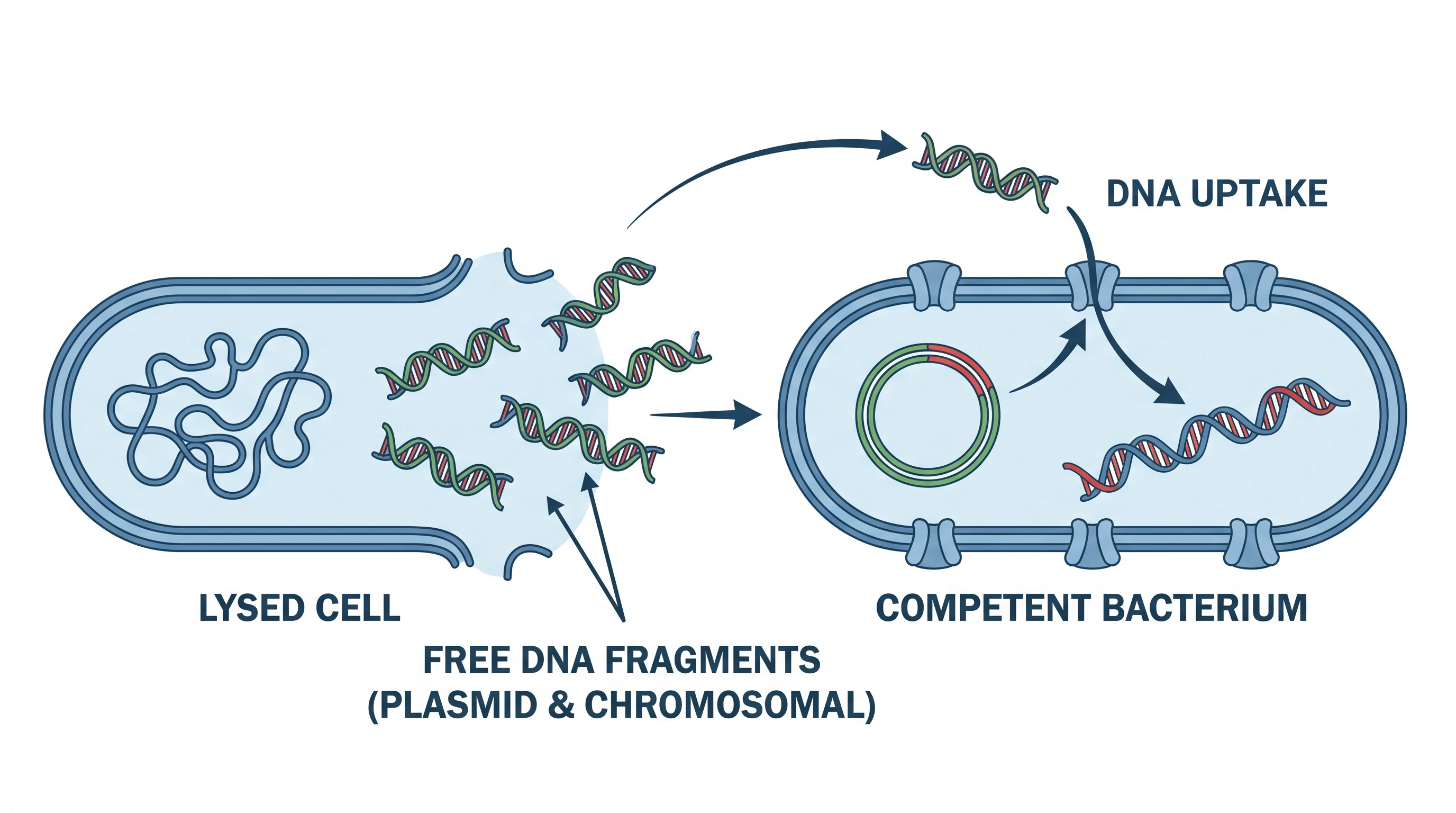 Show competence, not just floating DNA