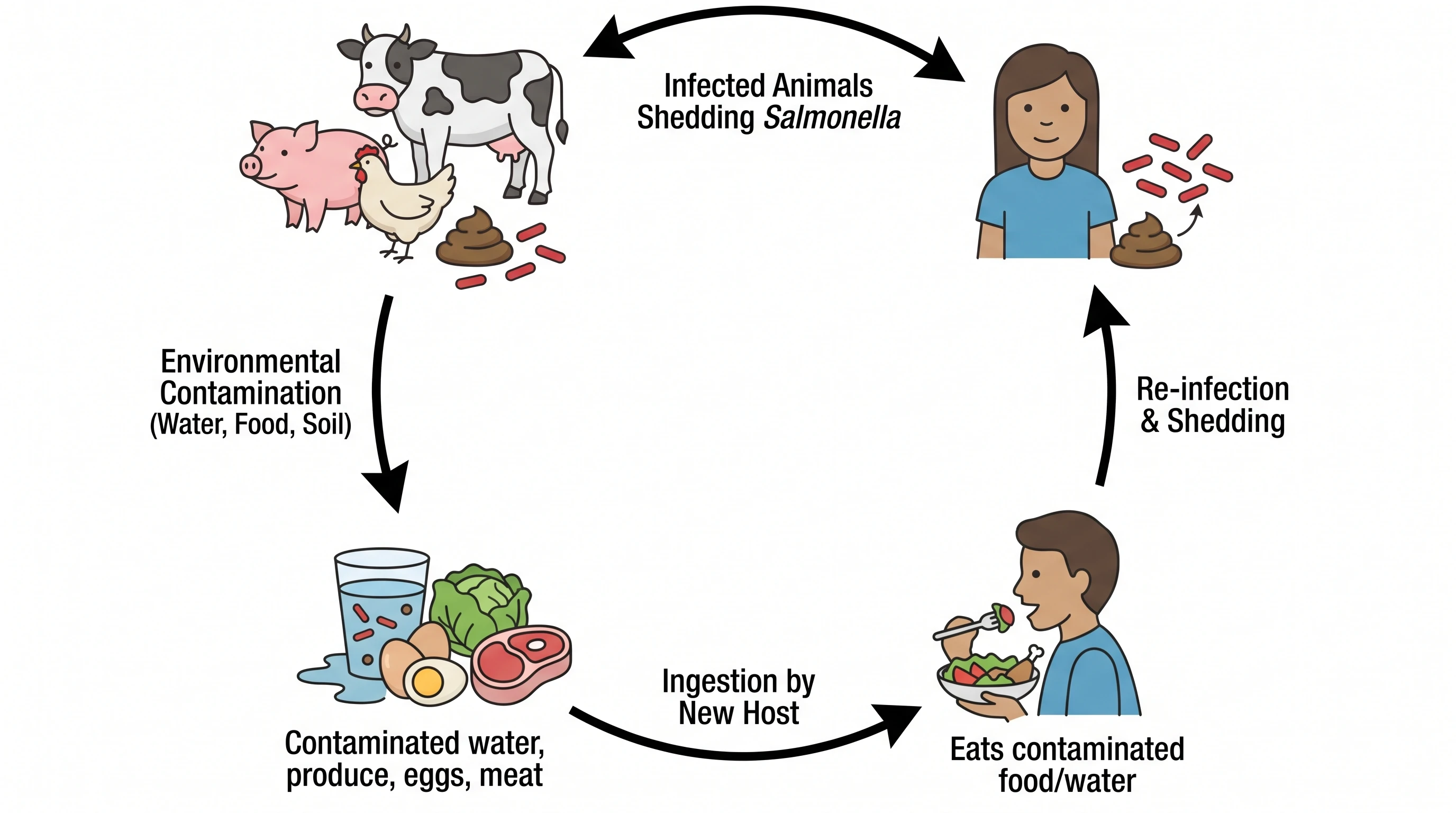 Close the faecal–oral loop through the environment
