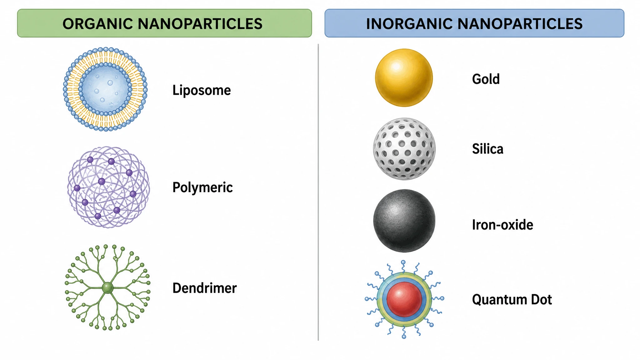 Organic versus inorganic classification axis