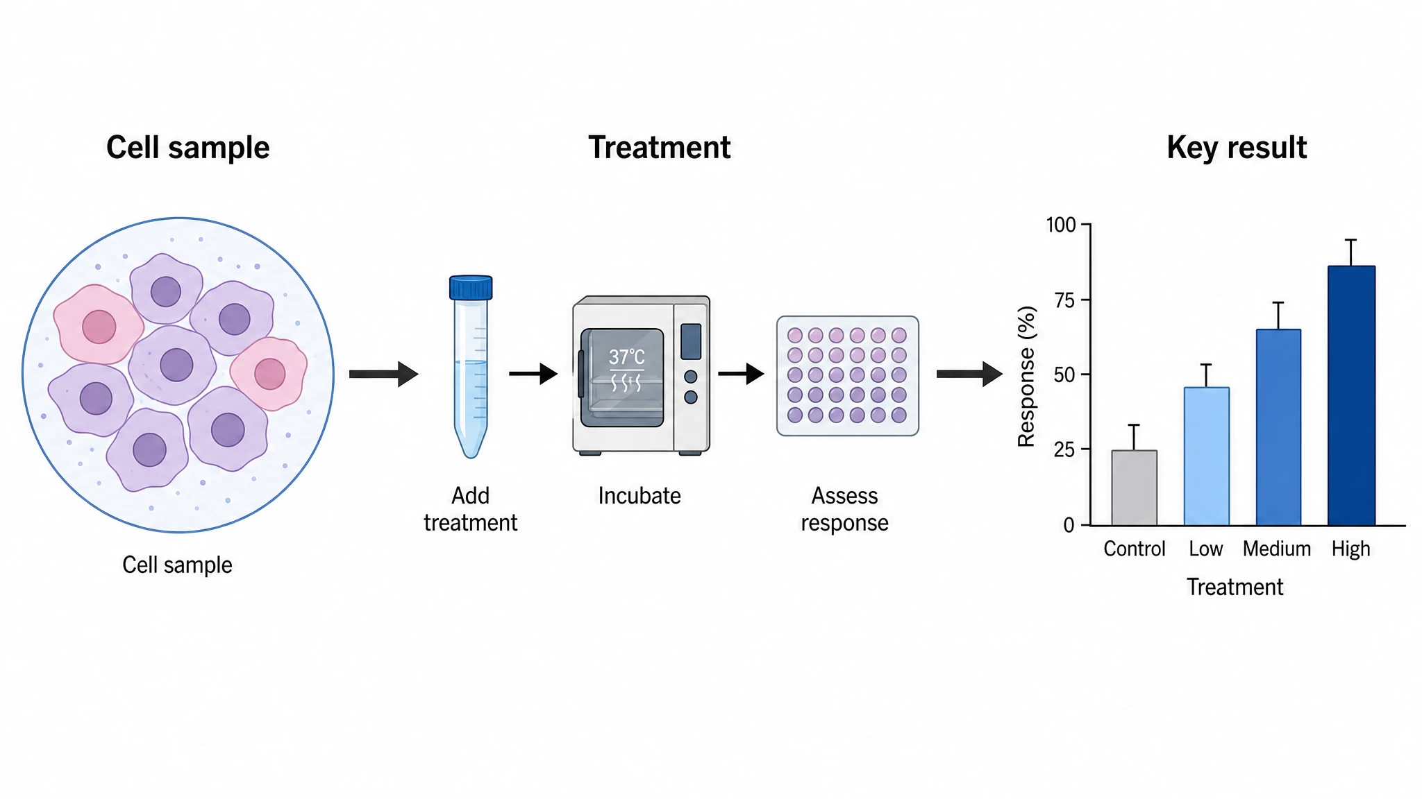 Graphical abstract single-panel layout showing study input, experimental method, and key result connected by flow arrows (Figure generated with SciFig)