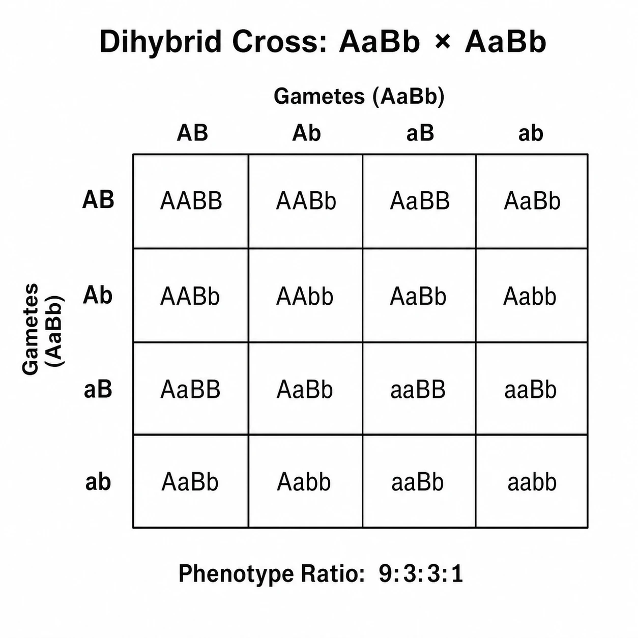 Label genotype and phenotype ratios automatically