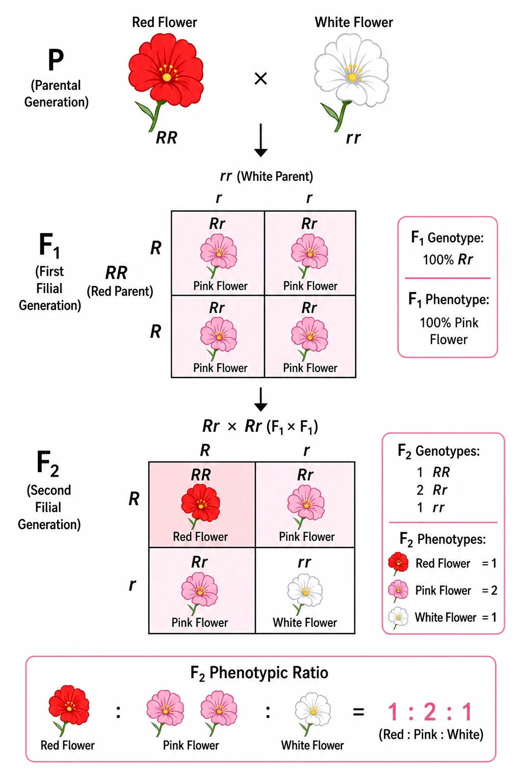 Illustrate special inheritance patterns for advanced genetics