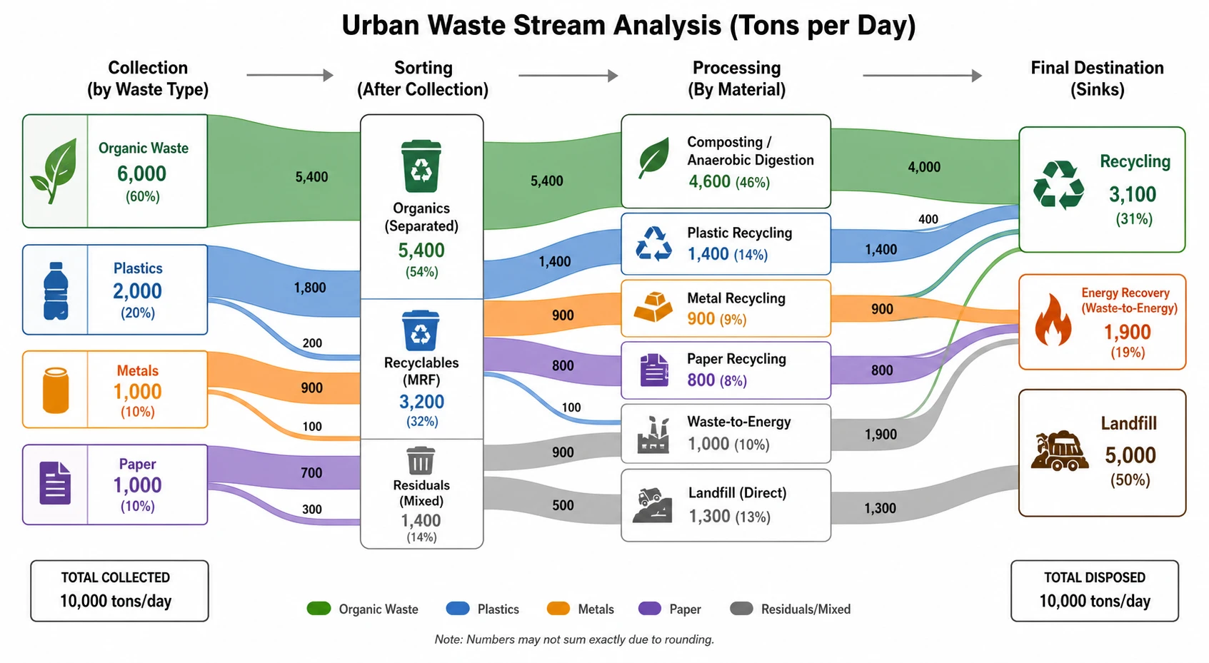 Built for material flow analysis and energy audits