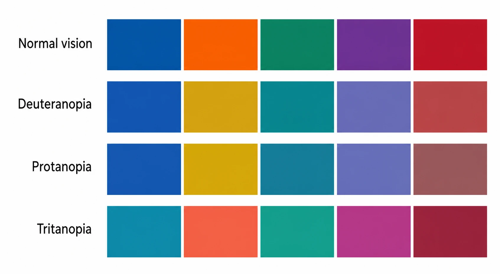 Built-in colorblind and daltonic-friendly verification