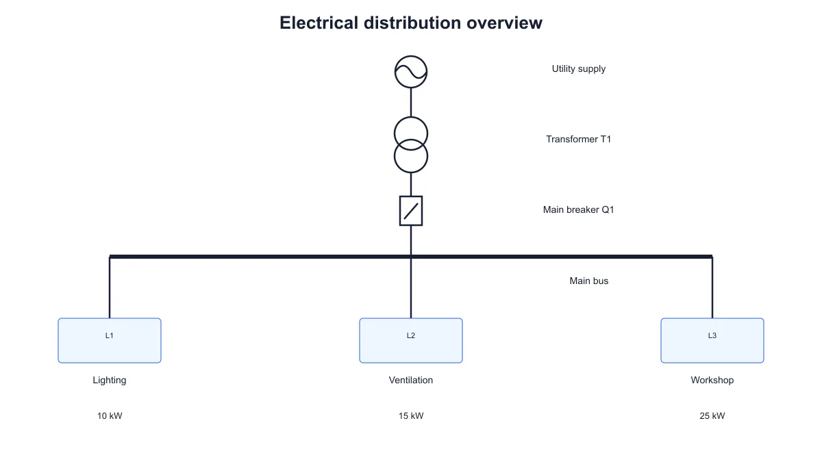 Single Line Diagram Generator example figure