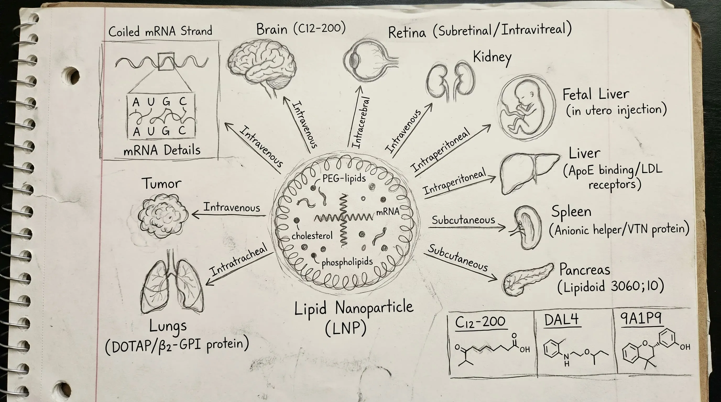 手繪科學草圖